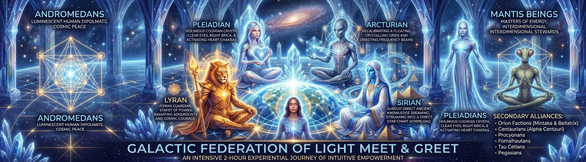 Meet and Greet the Galactic Federation of Light